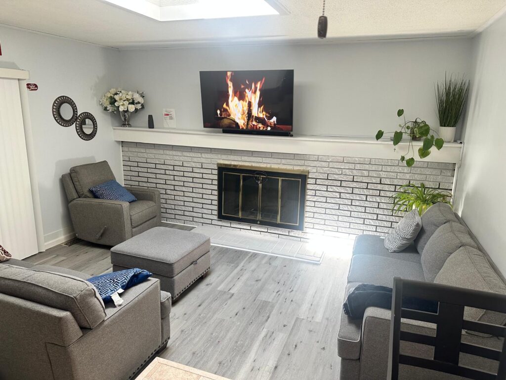 Common living area at U & I Home Care
